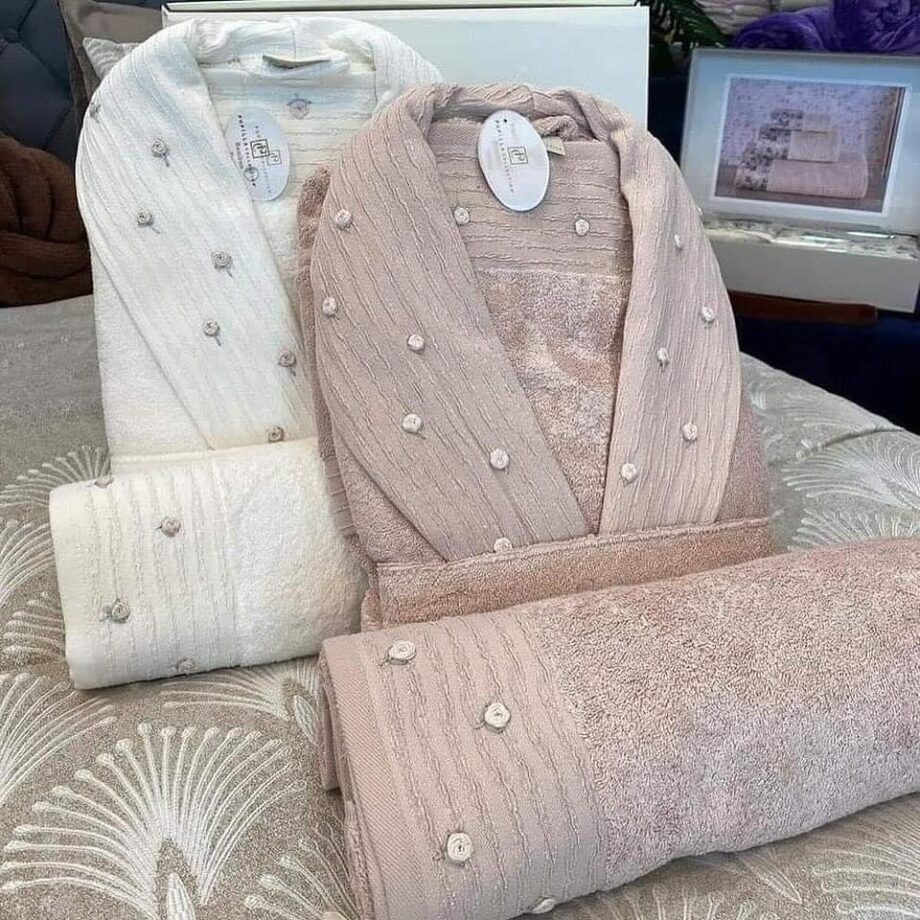 FAMILY BATHROBE SET  100% Turkish