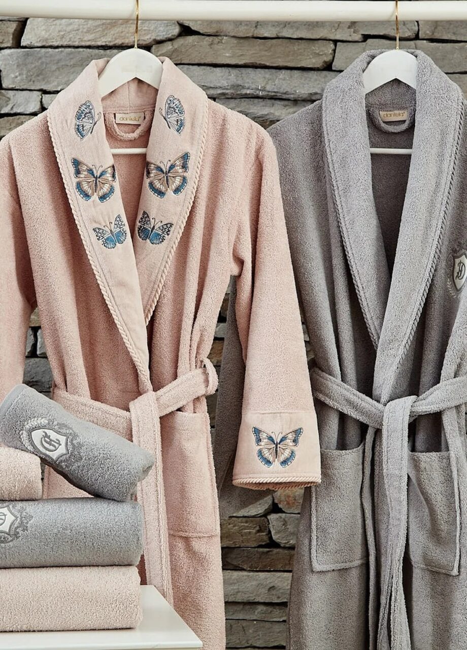 6 Piece Cotton Family Robe Set Butterfly